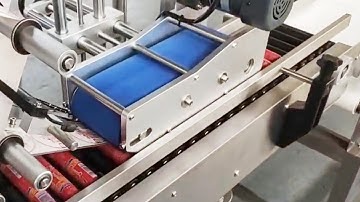 sausage ham labeling machine with automatic lifting feeding system