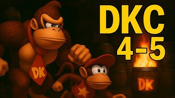 Donkey Kong Country – 4-5 Torchlight Trouble | 101% Walkthrough (4K, No Commentary)