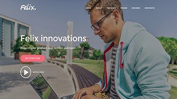 Felix. - Startup Landing Page WordPress Theme | Themeforest Website Templates and Themes