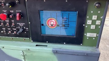 MEP805B Generator start up demo