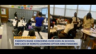 Parents raise concerns over lack of remote learning options amid pandemic