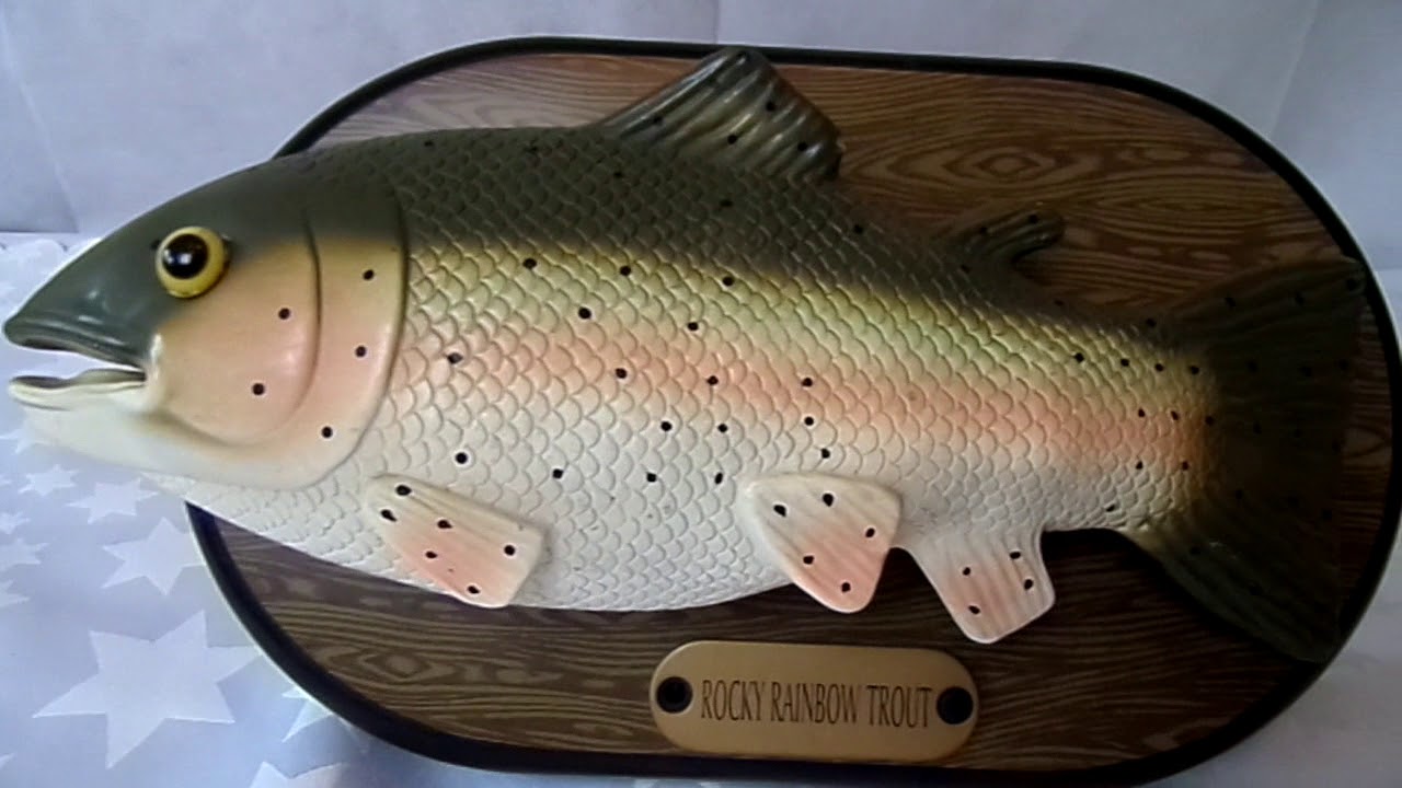 Gemmy Billy Bass – Poisson Chantant Animé Vintage (Travis Trout) Entièrement Fonctionnel