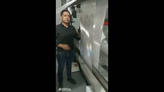 Reflective film embossing machine