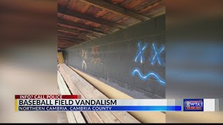 Commission seeks help in finding baseball field vandals in Northern Cambria