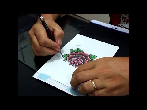 Vídeo: Como Fazer Um Estêncil Para Uma Tatuagem