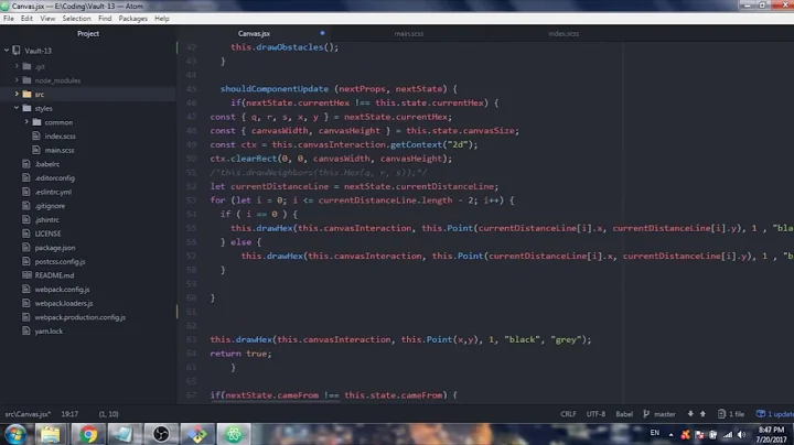 10. Pathfinding with Breadth First Search using canvas, javascript and react (canvas game tutorial)
