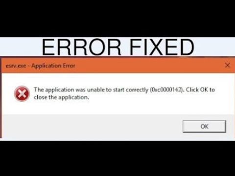 Ошибка start exe. Ошибка 0xc0000142. esrv. error exe. ошибка 1155.