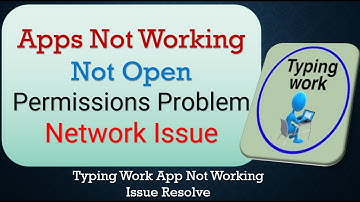 How To Fix Unfortunately, Typing Work App has stopped | Keeps Crashing Problem in Android | Not Open