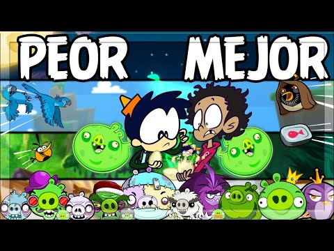 TOP del Peor al Mejor juego de Angry Birds (Clasicos) Ft. @mono35