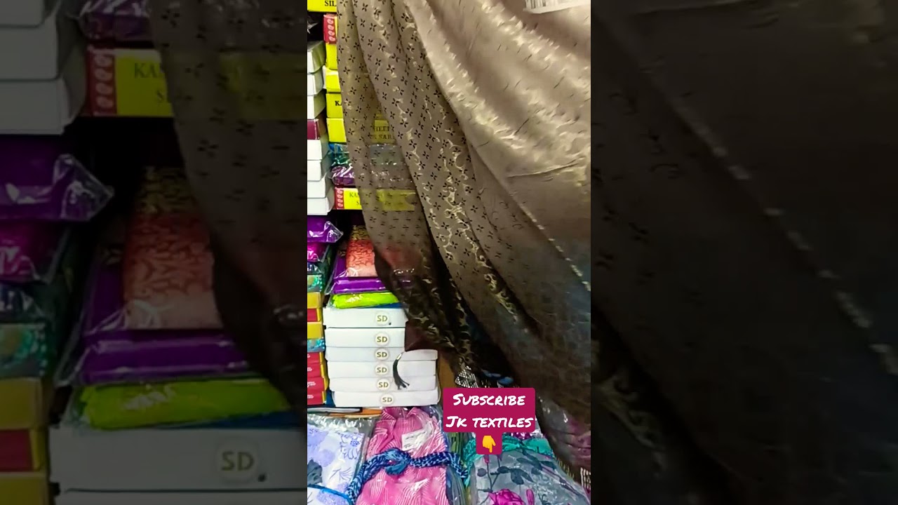 STONE WORK SAREE WITH BEAUTIFUL KOLAM PRINT DESIGNS BY JK TEXTILES TRICHY