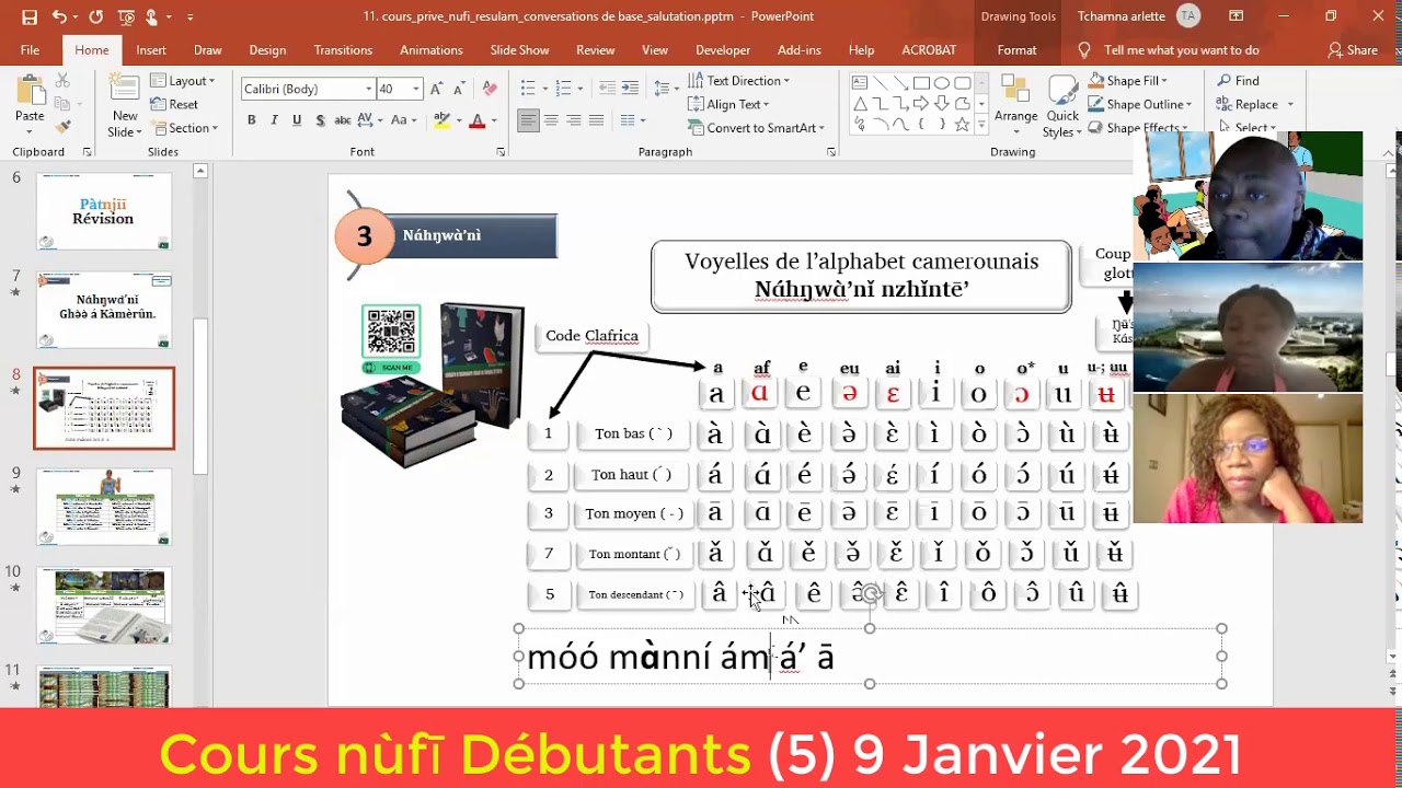 Cours Nufi Groupe 5 9 Janvier 21 Youtube