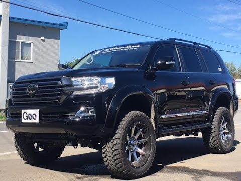 トヨタ ランドクルーザー 948万円 7インチリフトアップ フルオプション ガナドールマフラー ヒッチメンバー 革シート サンループ 冷蔵庫 Toyoya ランクル Ax Gセレクション カス Youtube
