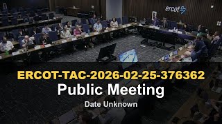 ERCOT TAC — Market Operations, Large Load & Winter Storm Fern — February 25, 2026