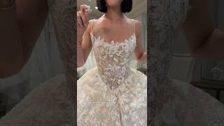 Nicole + Felicia Lace Ballgown Wedding Dress Style NF169 Try-On