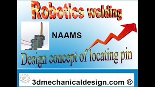 ⚡ Concept of locating pin for welding fixture | NAAMS standard, #solidworks