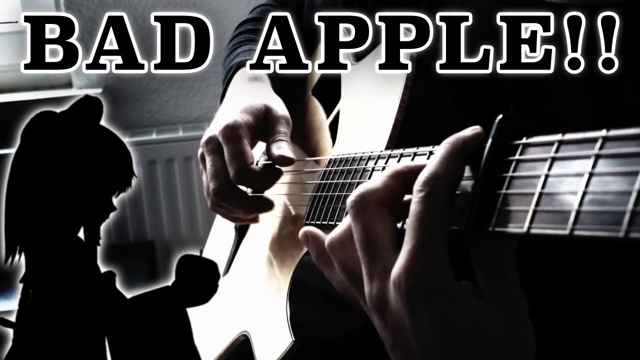 Alstroemeria Records Feat Nomico Bad Apple Fingerstyle Guitar Cover With Tabs Youtube