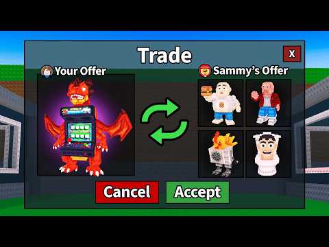 Trading DLC BRAINROTS For 24 Hours in Steal a Brainrot!