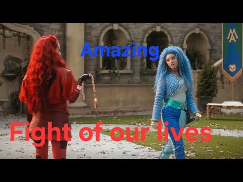 FIGHT OF OUR LIVES (FROM DESCENDANTS: RISE OF RED) REACTION  #riseofred #red #descendants #disney
