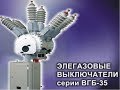 Устройство высоковольтного выключателя типа ВГБ 35кВ