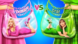 Cutesy Demure vs Mean Brat! How to Live Together This Demure Fall in College! screenshot 5