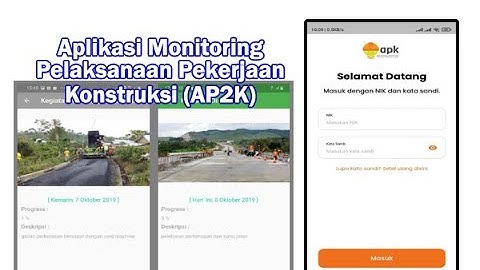 Aplikasi Monitoring Pelaksanaan Pekerjaan Konstruksi