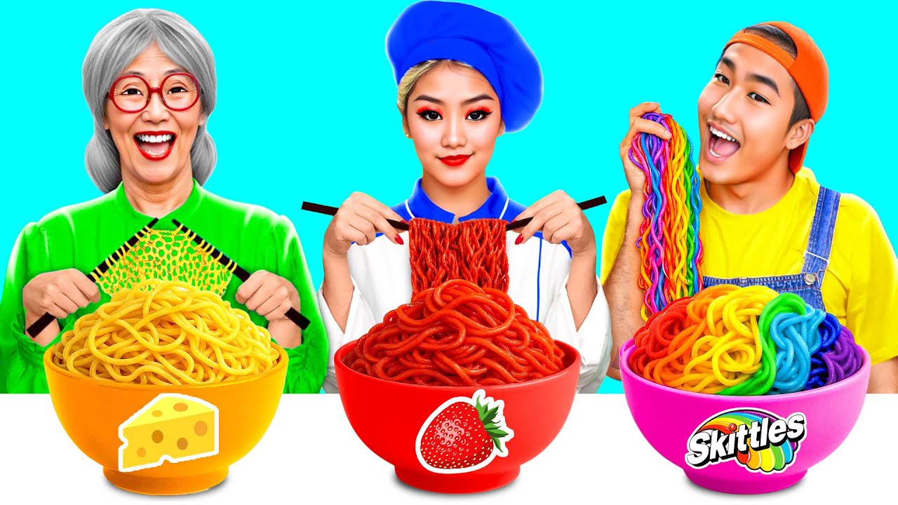 Tantangan Masakanku vs Nenek | Trik dan Resep Keren oleh ToonDO Challenge