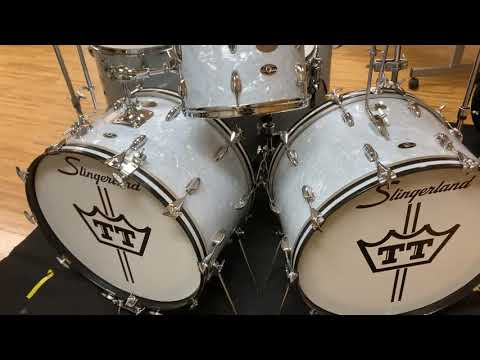 Slingerland 1979 Louie Bellson replica オールドスタイルのジャズドラマーのドラムセット
