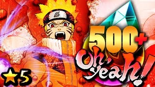 AYYE! 500+ Ninja Pearls SUMMONS! Nine Tails Naruto Blazing Festival! Naruto Ultimate Ninja Blazing