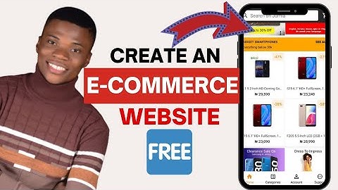 How to Create an ECOMMERCE WEBSITE for FREE with your Phone [Step-by-Step Guide]