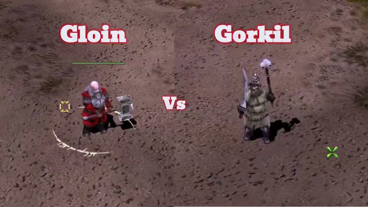 Gloin vs Gorkil (Bfme 2 patch 1.09v3)