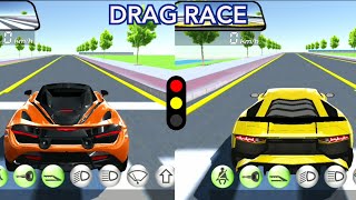 3D Driving Class - Mclaren VS Lamborghini - Drag Race #4 - Android Gameplay - HMDG219 screenshot 3
