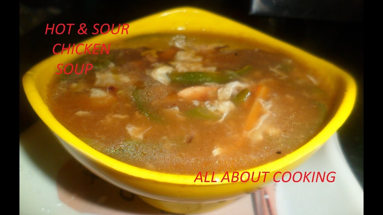 Hot And Sour Chicken Soup Restaurant Style soup Easy Soup Recipe