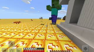 Yeeting Mobs And My Friend With A Nockback Stick In Lucky Blocks World