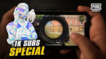1K SPECIAL HANDCAM | 2 FINGER PUBG MOBILE GUIDE | PUBG MOBILE