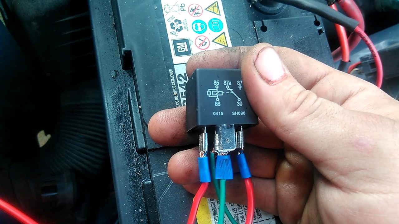 How to wire a side marker as a blinker and running light ... trailer wiring diagram 4 flat 