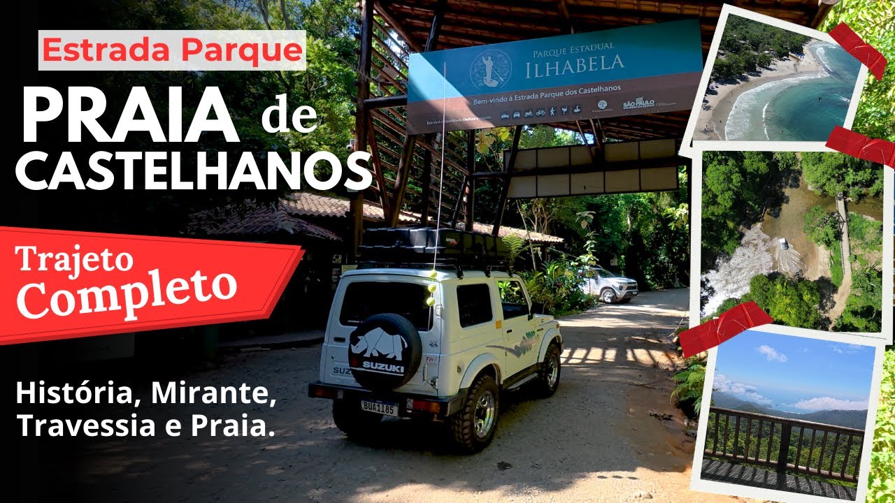 Praia de Castelhanos | A Estrada OFF-ROAD de Ilhabela - Suzuki Samurai 4x4