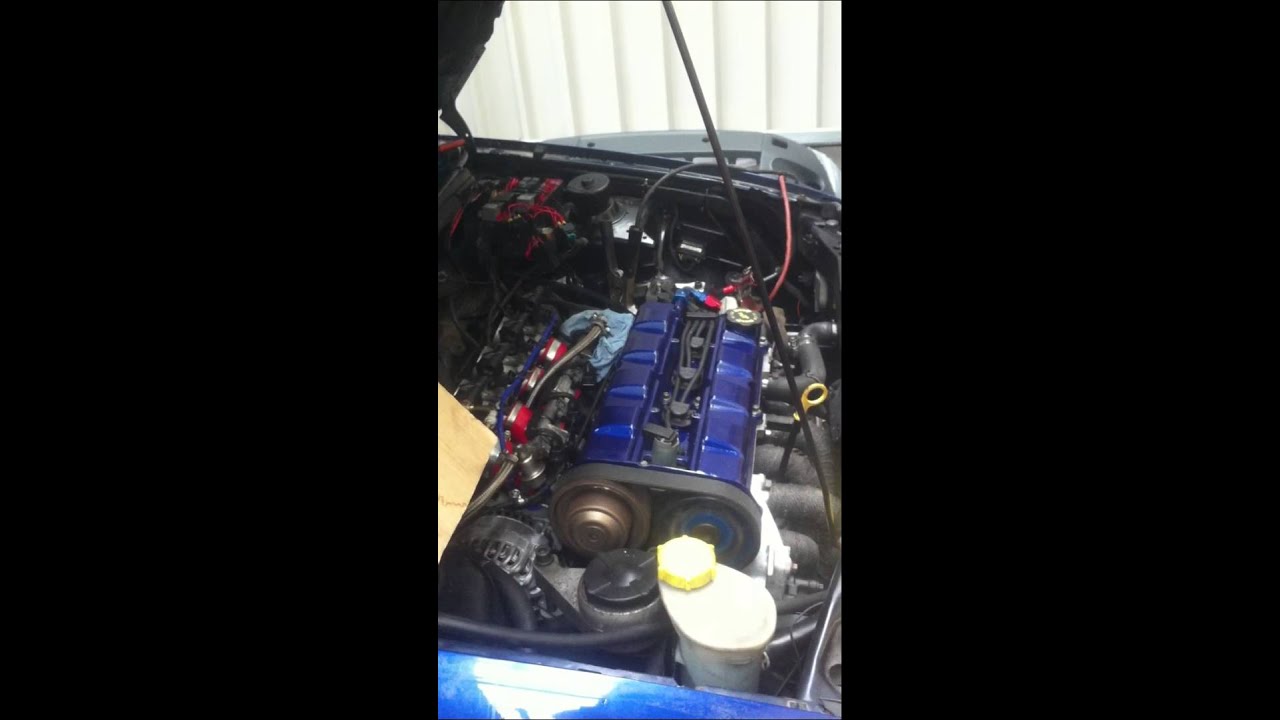 Ford Fiesta mk5 Zetec ST170 Throttle bodies GSXR1000 ITBs First start