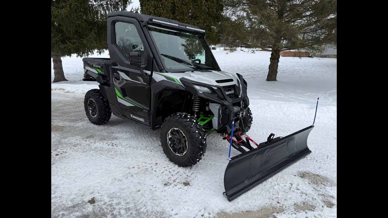 Обновление информации о снегоуборочной технике Kawasaki Ridge