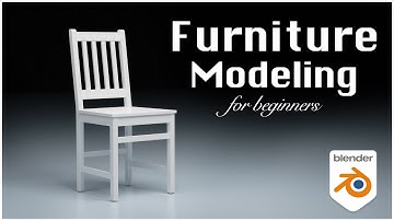 Blender tutorial | furniture Modeling | Modeling Dining chair in Blender 3D for beginners