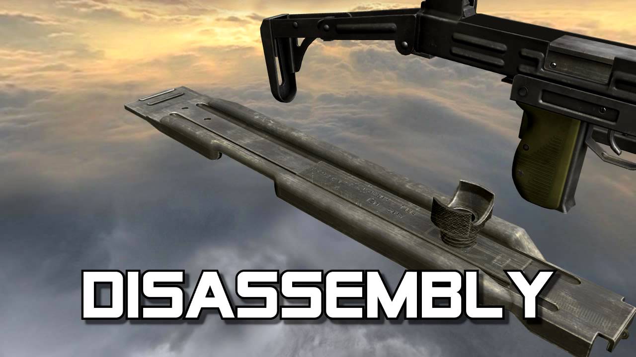 UZI smg (full disassembly and operation) - YouTube