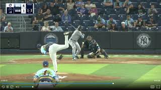 bryce warrecker Blue Rocks vs Renegades 8-13