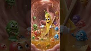 What Happens Inside Your Body After Eating Fruits? 🍎🍌 | Amazing Body Journey