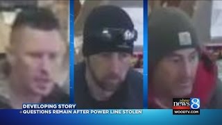 Police, Consumers find holes in copper wire removal story