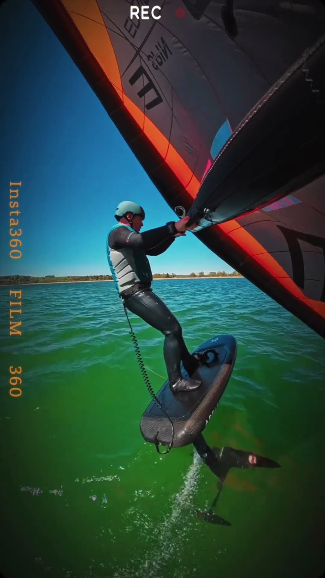 Low wind Wingfoil fun