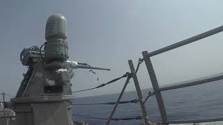 USS Sterett (DDG 104) Conducts Live-Fire Exercise With Mark 38 25mm Cannon | U.S. 5th Fleet, Red Sea