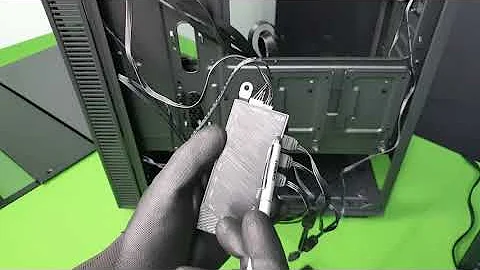 Como ligar a controladora de fan na placa mãe?