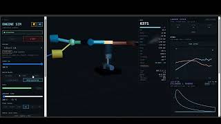 Inline 1 Engine simulation (First Video)