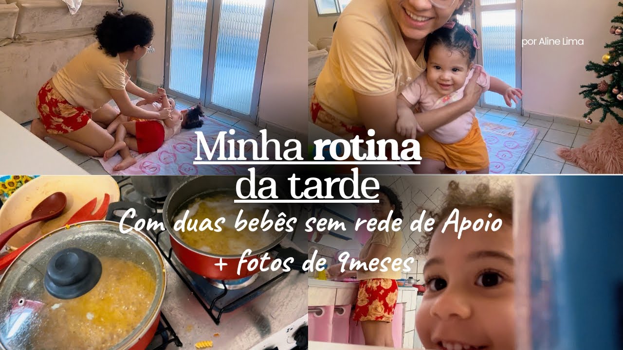 Vlog Rotina mãe de duas bebês + fotos mesversário 
