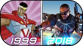 EVOLUTION of FALCON in Movies, Cartoons, TV (1999-2018) History of Falcon Avengers Infinity War