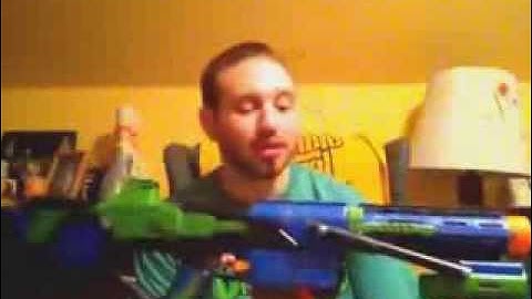 Nerf Retaliator with integrated Rayven